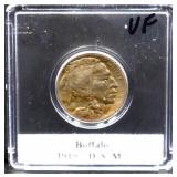 1919D buffalo nickel