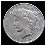 1923S peace dollar