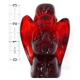 Mosser amberina praying angel figure