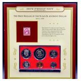 1979 San Fransisco proof set on info card