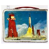 1963 metal Orbit space theme lunchbox see pics