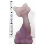 Fenton 6in FAGCA dark burmese happy cat figure