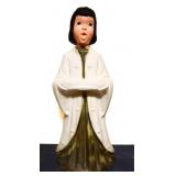 Vintage 28in choir girl blow mold see pics NO SHIP