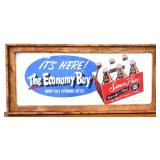 Vntg framed 30.5x14 Simon Pure Beer It