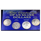 Two Centuries Of US Silver Dollars coin set