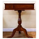 Vintage lift top sewing table