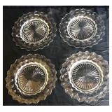Lot of 4 Fostoria 8.5in plates