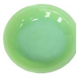 Fire King jadeite jane ray 7.5in flat soup bowl
