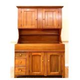 Vintage farmhouse 2 piece high top dry sink