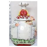 Lady chef cookie jar