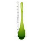Viking 12in lime green satin bud vase