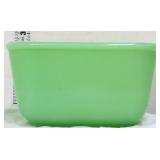 Vntg Fire King jadeite fridge dish