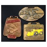 Lot of 3 heavy equipment theme watch fobs