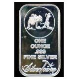 1oz Silvertowne silver bar