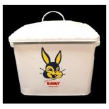 Enamel Bunny Bread bread box