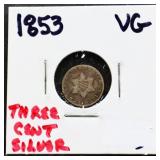 1853 trine coin