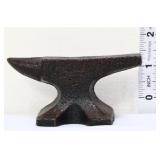 Miniature cast iron anvil