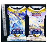 Lot of 2 sealed Pokemon Silver Tempest card sets