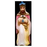Vntg 36in Wise Man in pink blow mold NO SHIPPING