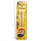 Vintage metal Have A Pepsi thermometer see pics