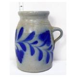 Salmon Falls crock jar w/ handle