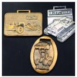 Lot of 3 Euclid Equipment watch fobs