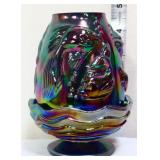 Fenton amethyst carnival atlantis koi fairy lamp