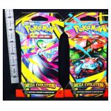 2 sealed Pokemon Mega Evolution booster packs