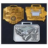 Lot of 3 heavy equipment watch fobs