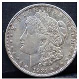 1921D Morgan silver dollar
