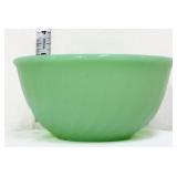 Vntg Fire King jadeite 5in swirl mixing bowl