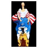 69x45 lady figural ship figurehead plastic NO SHIP