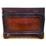 VIntage mahogany 3 drawer dresser see photos