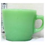 Vntg Fire King jadeite coffee cup