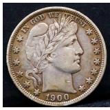 1900 barber half dollar