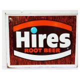 Vtg metal 26x20 Hires Root Beer sign