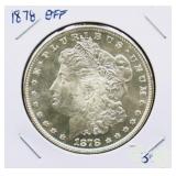 1878 8 tail feathers Morgan silver dollar