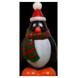 Vntg 27in penguin in scarf blow mold NO SHIPPING