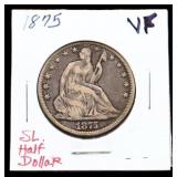 1875 seated liberty half dollar