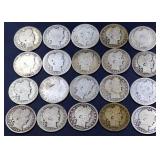 Lot of 20 barber quarters