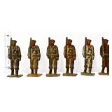 Lot of 6 vintage lead soldiers