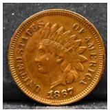 1867 Indian head penny