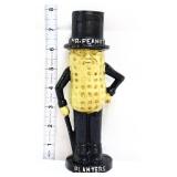 8in cast iron Planters Peanut man bank