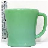 Vntg Fire King jadeite D handle coffee mug