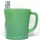 Vntg Fire King jadeite D handle coffee mug
