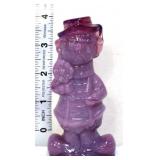 Boyd 4in amethyst slag Virgil The Clown figure
