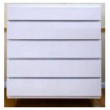 MCM Bassett painted white tall chest see pics