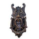 Cast iron man face door knocker