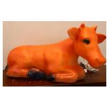 Vintage cow blow mold with org box NO SHIPPING