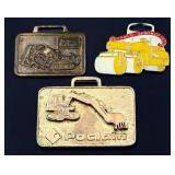 Lot of 3 heavy equipment theme watch fobs
